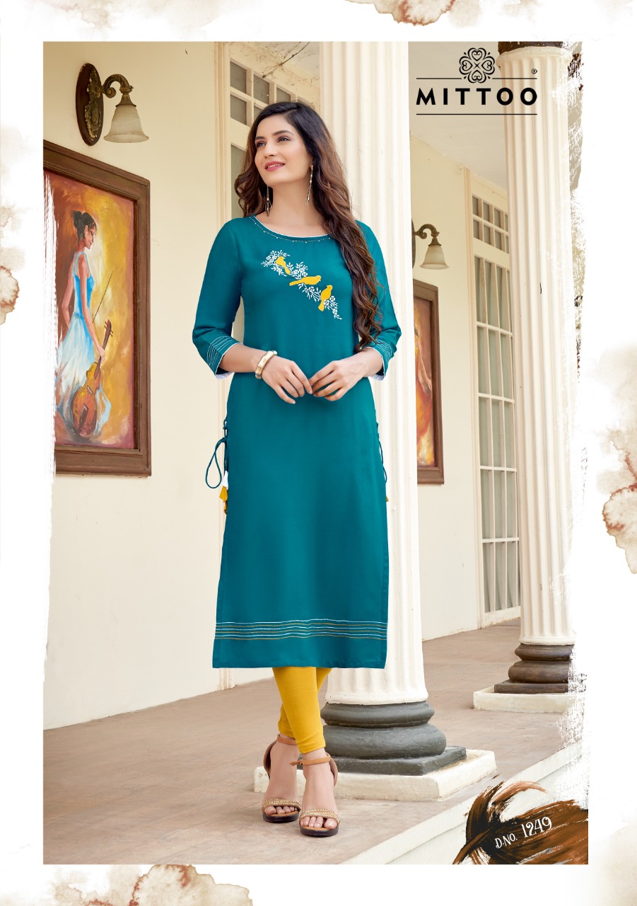 Mittoo Palak 28 Casual Wear Long Kurti Collection